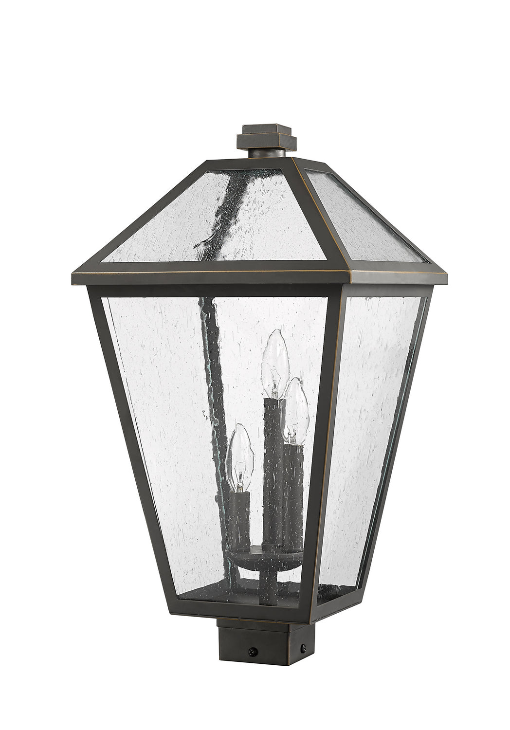 Z-Lite - 579PHXLS-ORB - Three Light Outdoor Post Mount Fixture - Talbot - Oil Rubbed Bronze