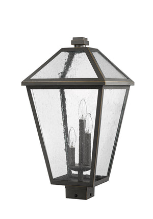 Z-Lite - 579PHXLS-ORB - Three Light Outdoor Post Mount Fixture - Talbot - Oil Rubbed Bronze