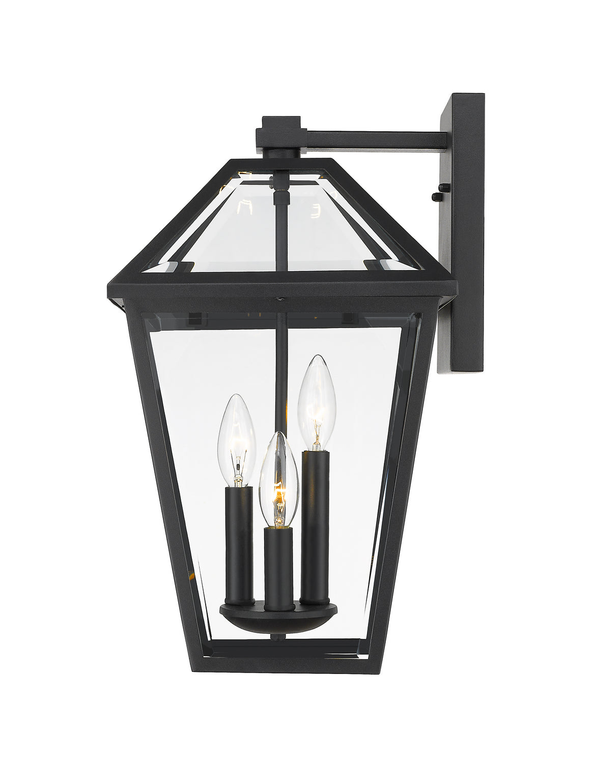 Z-Lite - 579XL-BK - Three Light Outdoor Wall Light - Talbot - Black