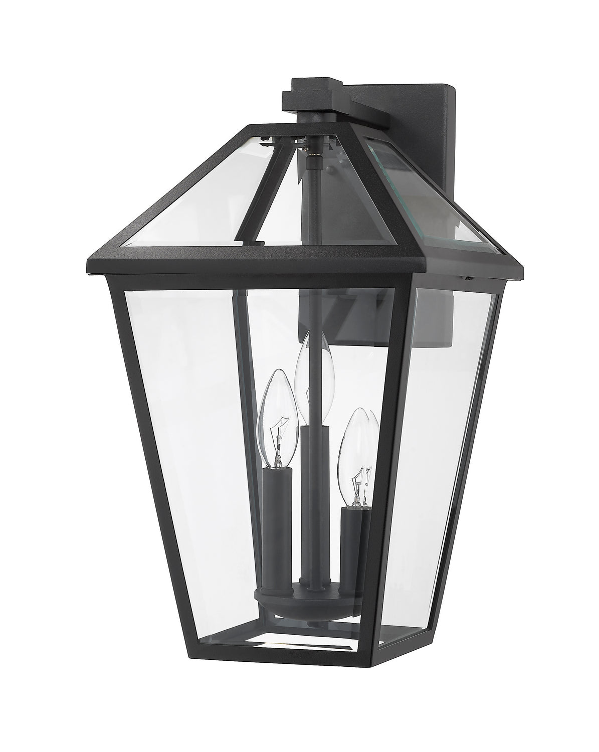 Z-Lite - 579XL-BK - Three Light Outdoor Wall Light - Talbot - Black