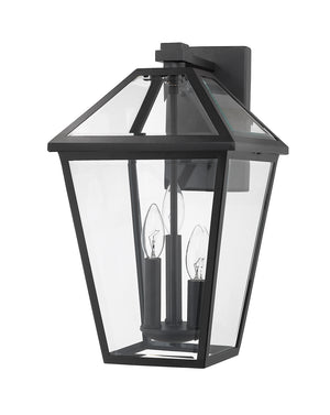 Z-Lite - 579XL-BK - Three Light Outdoor Wall Light - Talbot - Black