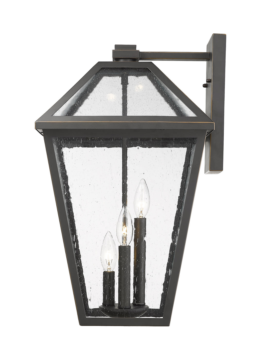 Z-Lite - 579XL-ORB - Three Light Outdoor Wall Light - Talbot - Oil Rubbed Bronze