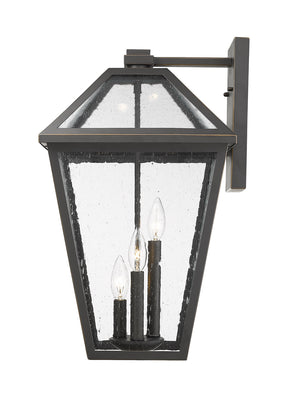 Z-Lite - 579XL-ORB - Three Light Outdoor Wall Light - Talbot - Oil Rubbed Bronze