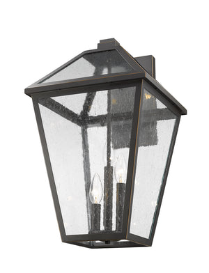 Z-Lite - 579XL-ORB - Three Light Outdoor Wall Light - Talbot - Oil Rubbed Bronze