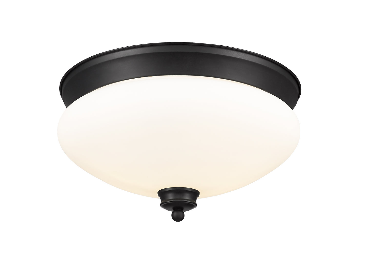 Z-Lite - 721F2-MB - Two Light Flush Mount - Amon - Matte Black