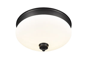 Z-Lite - 721F2-MB - Two Light Flush Mount - Amon - Matte Black