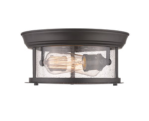 Z-Lite - 727F10-BRZ - Two Light Flush Mount - Sonna - Bronze