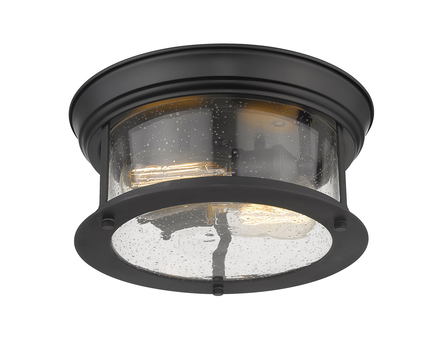 Z-Lite - 727F10-MB - Two Light Flush Mount - Sonna - Matte Black