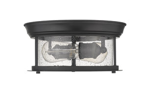 Z-Lite - 727F10-MB - Two Light Flush Mount - Sonna - Matte Black