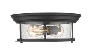 Z-Lite - 727F13-MB - Two Light Flush Mount - Sonna - Matte Black