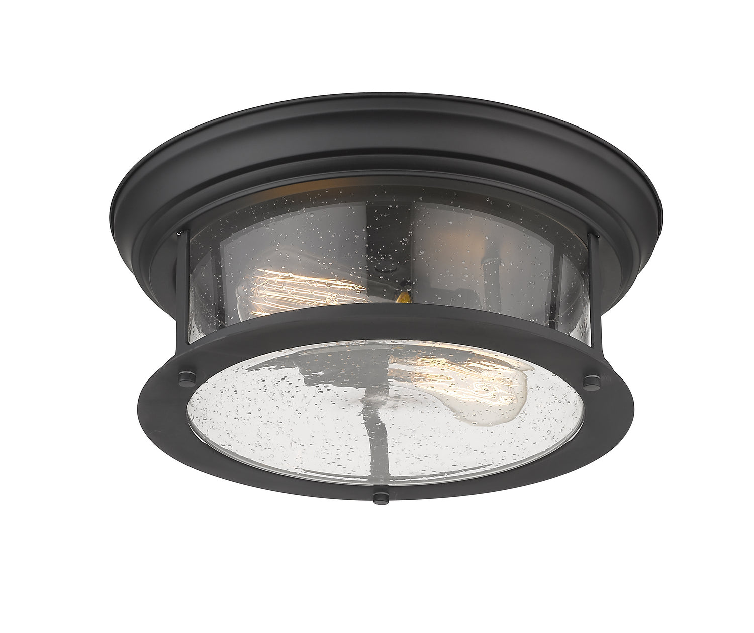 Z-Lite - 727F13-MB - Two Light Flush Mount - Sonna - Matte Black