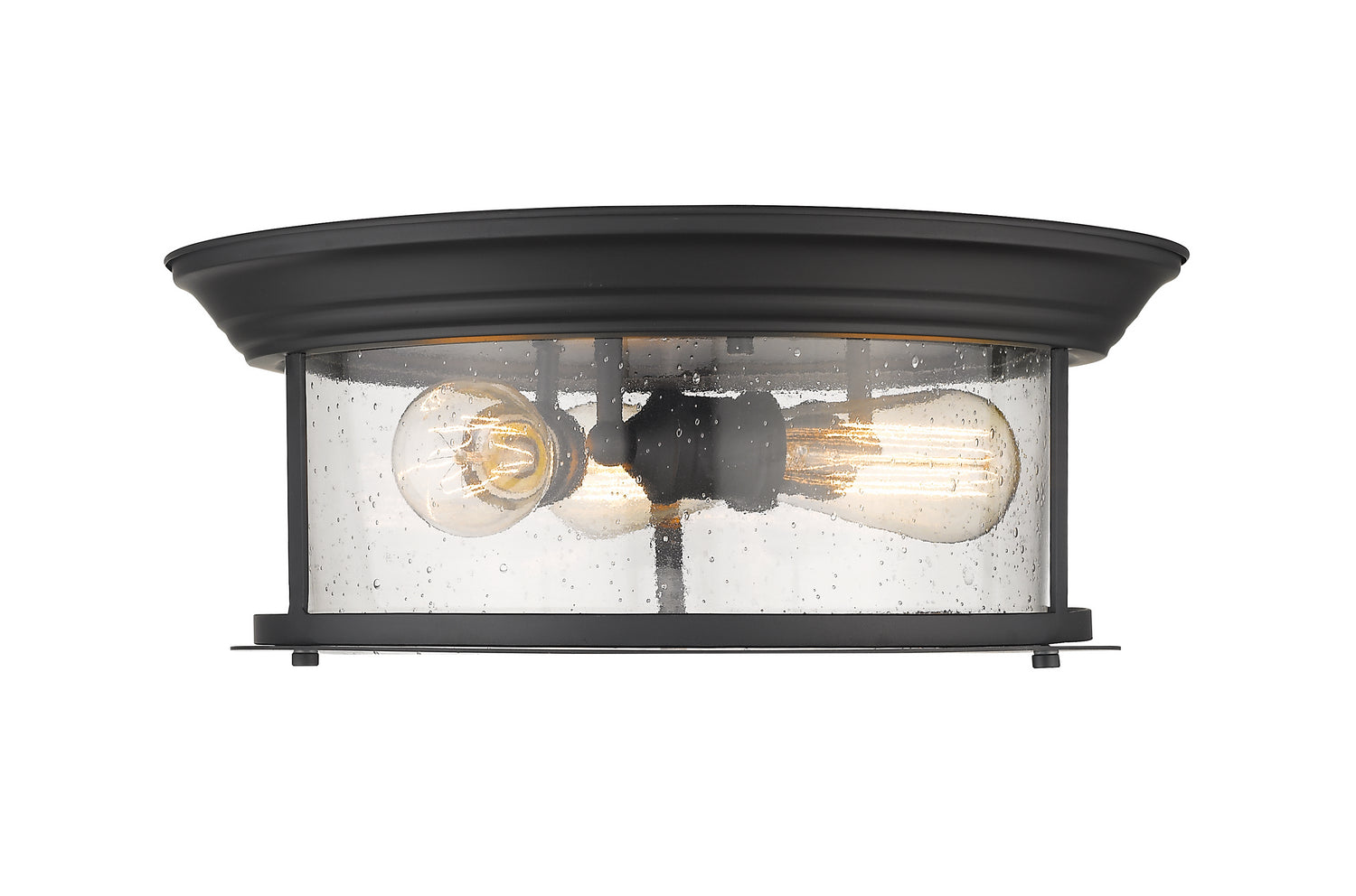 Z-Lite - 727F16-MB - Three Light Flush Mount - Sonna - Matte Black