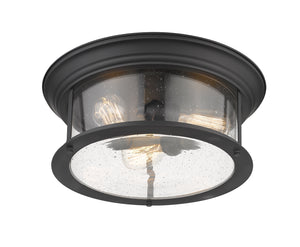 Z-Lite - 727F16-MB - Three Light Flush Mount - Sonna - Matte Black