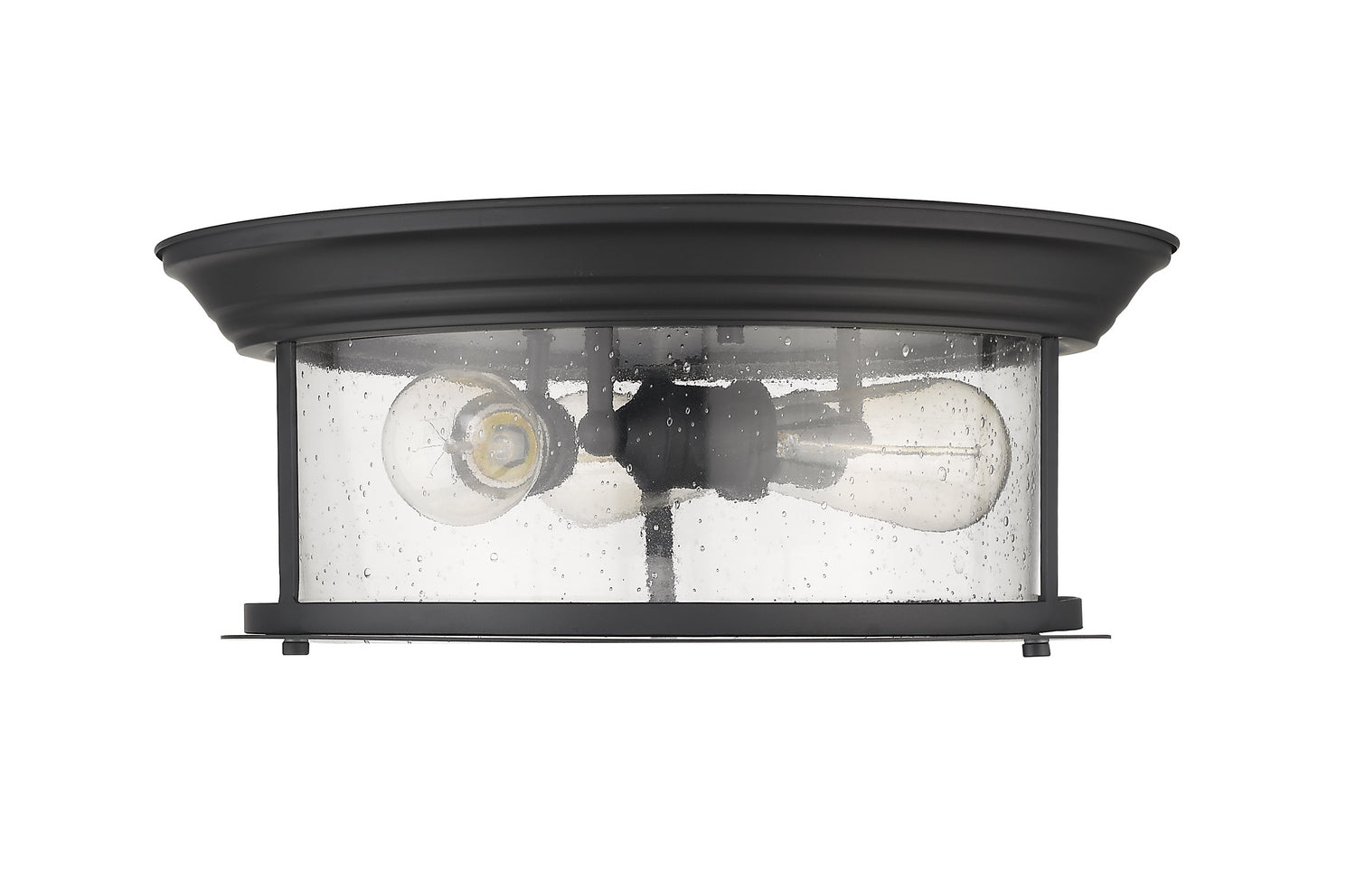 Z-Lite - 727F16-MB - Three Light Flush Mount - Sonna - Matte Black