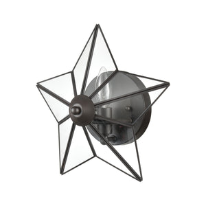 ELK Home - D4387 - One Light Wall Sconce - Moravian Star - Oil Rubbed Bronze