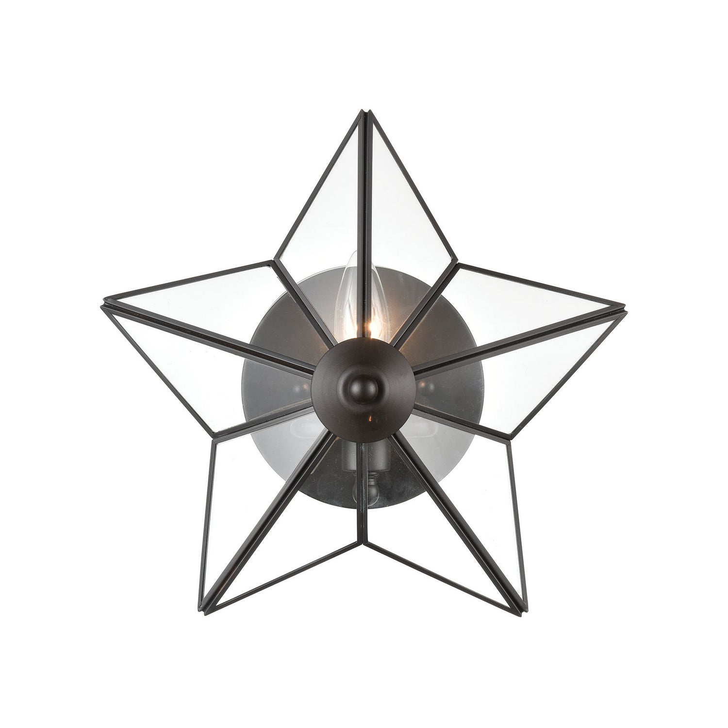 ELK Home - D4387 - One Light Wall Sconce - Moravian Star - Oil Rubbed Bronze