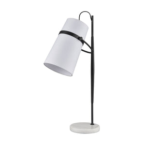 ELK Home - D4191 - One Light Table Lamp - Banded Shade - Matte Black