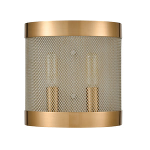 ELK Home - D4335 - Two Light Wall Sconce - Line in the Sand - Satin Brass