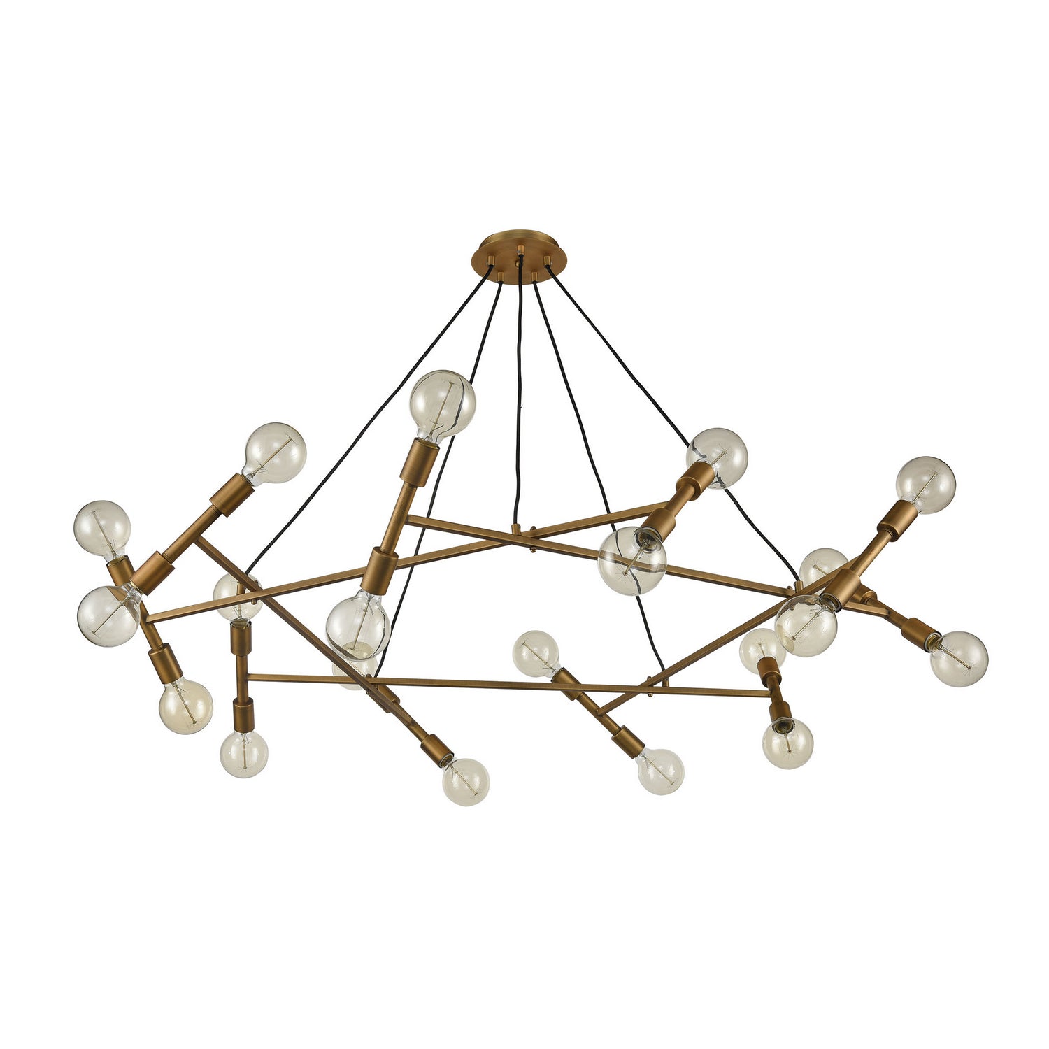 ELK Home - D4350 - 20 Light Chandelier - Guesting - Antique Brass