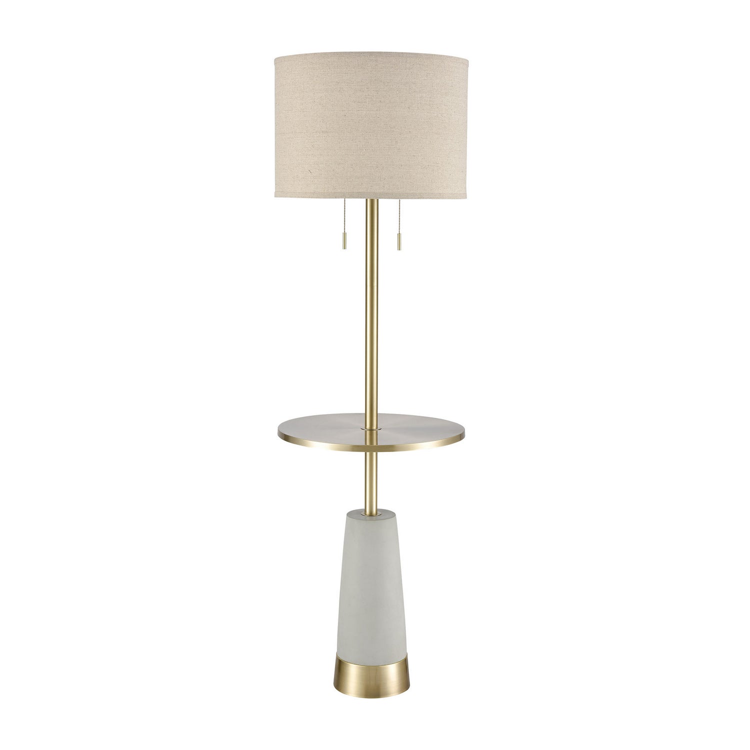 ELK Home - 77129 - Two Light Floor Lamp - Below the Surface - Polished Concrete