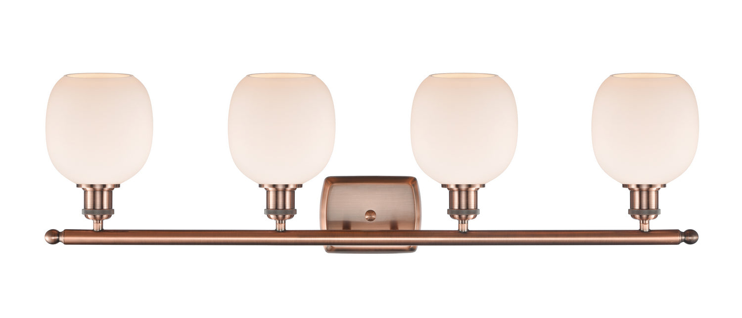 Innovations - 516-4W-AC-G101 - Four Light Bath Vanity - Ballston - Antique Copper