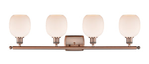 Innovations - 516-4W-AC-G101 - Four Light Bath Vanity - Ballston - Antique Copper