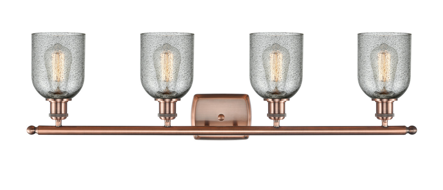 Innovations - 516-4W-AC-G257 - Four Light Bath Vanity - Ballston - Antique Copper