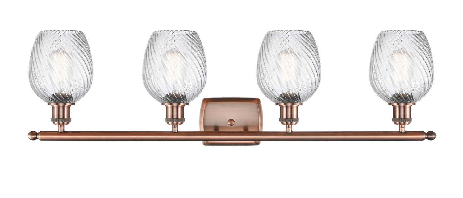 Innovations - 516-4W-AC-G292 - Four Light Bath Vanity - Ballston - Antique Copper