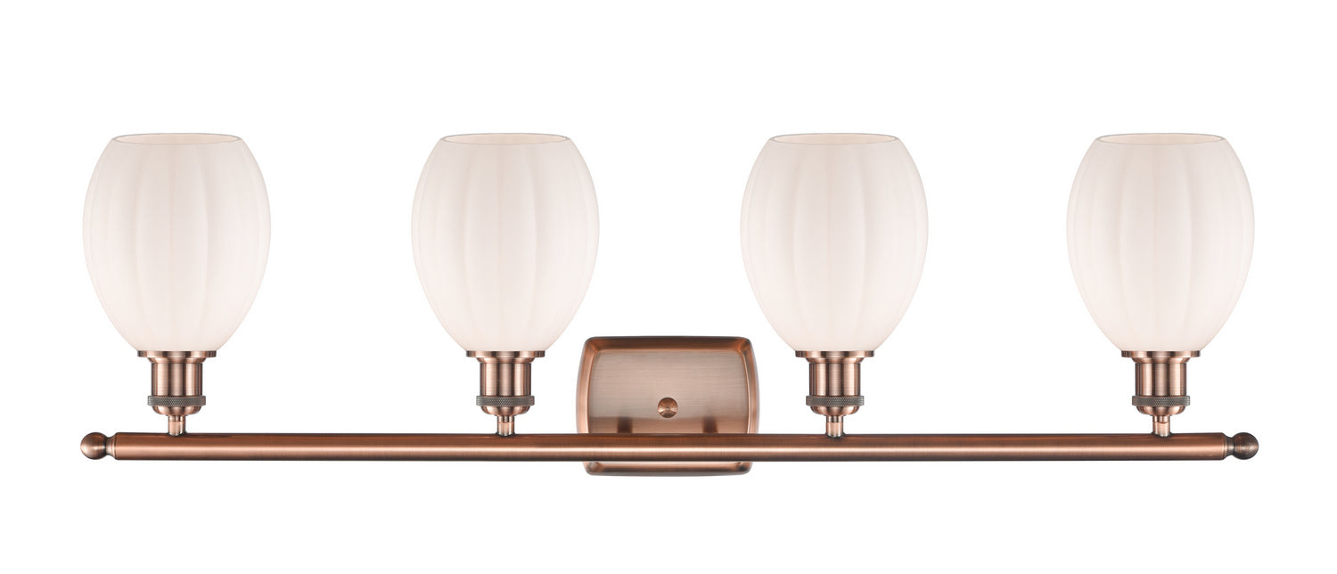 Innovations - 516-4W-AC-G81 - Four Light Bath Vanity - Ballston - Antique Copper