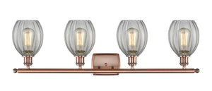 Innovations - 516-4W-AC-G82 - Four Light Bath Vanity - Ballston - Antique Copper