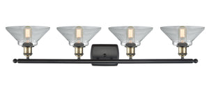 Innovations - 516-4W-BAB-G132 - Four Light Bath Vanity - Ballston - Black Antique Brass