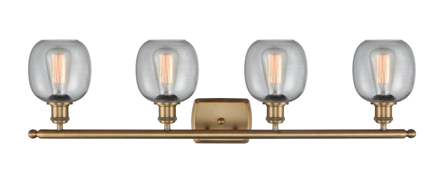 Innovations - 516-4W-BB-G104 - Four Light Bath Vanity - Ballston - Brushed Brass