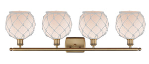 Innovations - 516-4W-BB-G121-8RW - Four Light Bath Vanity - Ballston - Brushed Brass