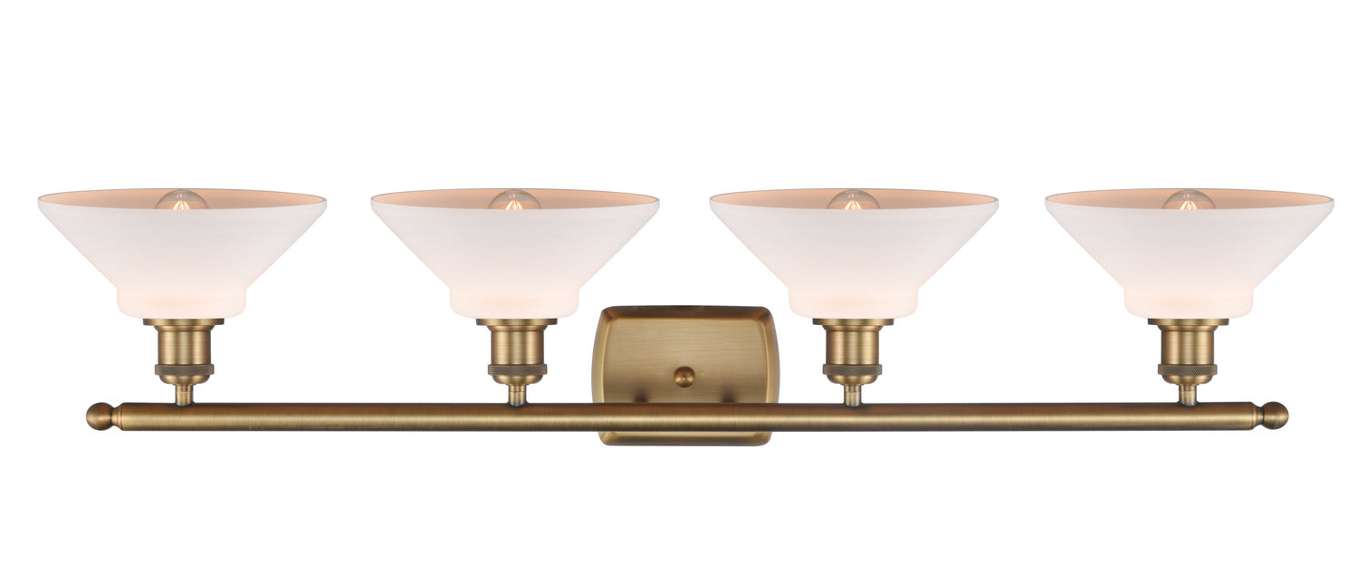 Innovations - 516-4W-BB-G131 - Four Light Bath Vanity - Ballston - Brushed Brass