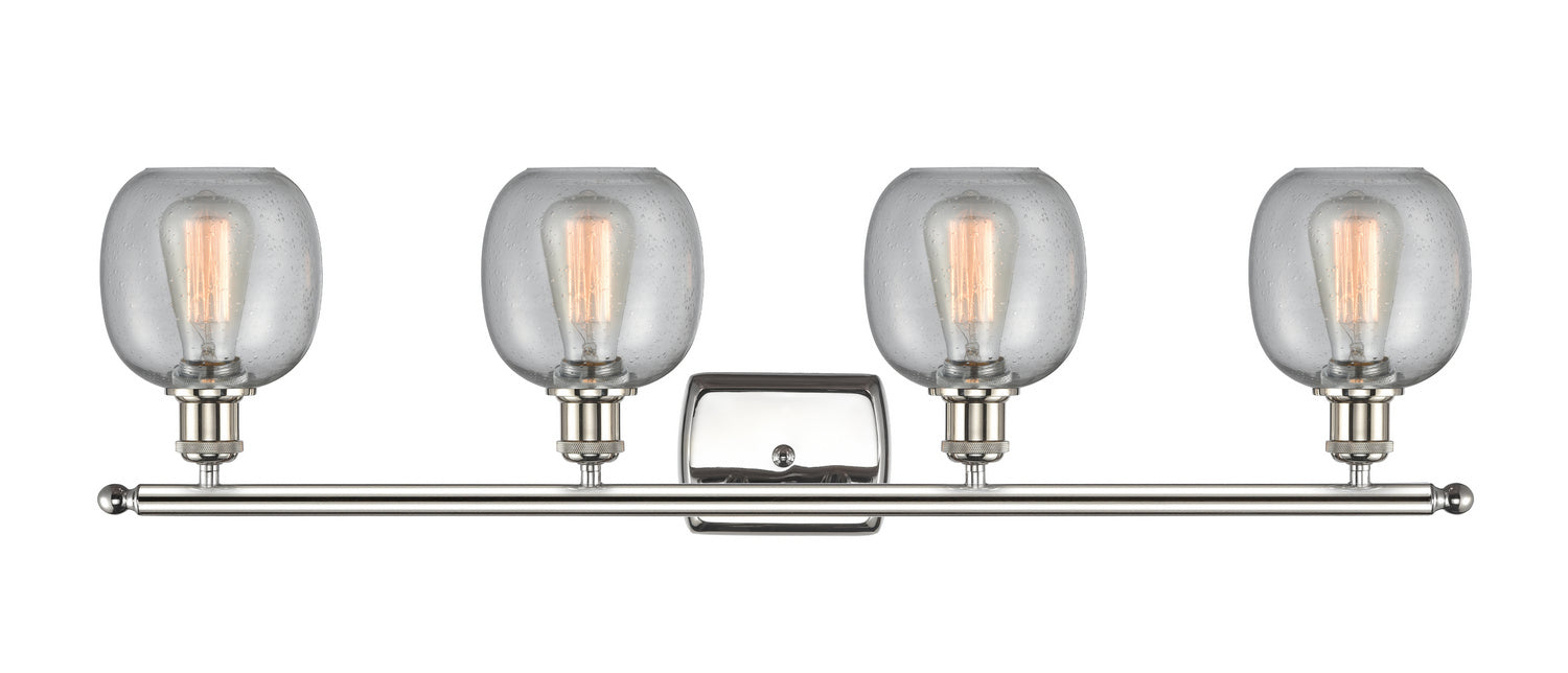 Innovations - 516-4W-PN-G104 - Four Light Bath Vanity - Ballston - Polished Nickel