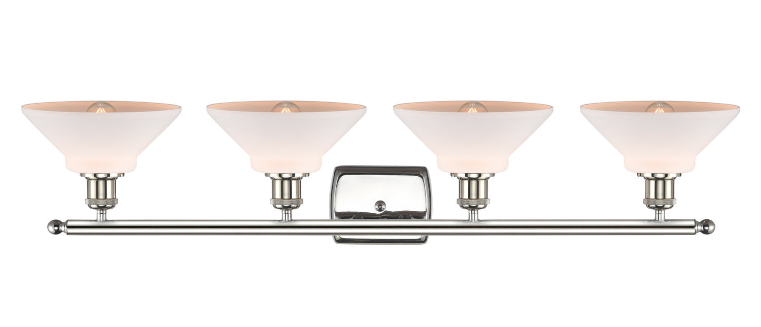 Innovations - 516-4W-PN-G131 - Four Light Bath Vanity - Ballston - Polished Nickel