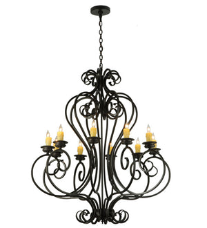 Meyda Tiffany - 160807 - Ten Light Chandelier - Fernando - Timeless Bronze