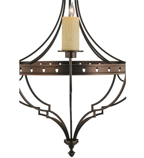 Meyda Tiffany - 160814 - Eight Light Chandelier - Bottini - Mahogany Bronze