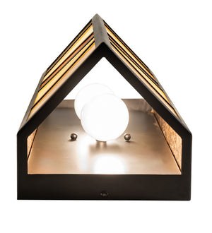 Meyda Tiffany - 218919 - Two Light Wall Sconce - Santa Fe - Flat Black