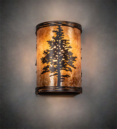 Meyda Tiffany - 219235 - One Light Wall Sconce - Tamarack - Mahogany Bronze