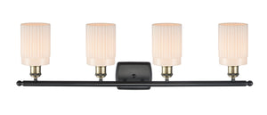 Innovations - 516-4W-BAB-G341 - Four Light Bath Vanity - Ballston - Black Antique Brass