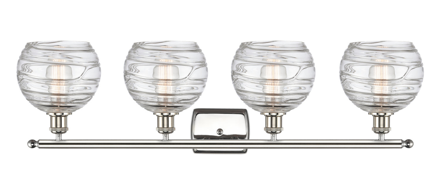 Innovations - 516-4W-PN-G1213-8 - Four Light Bath Vanity - Ballston - Polished Nickel