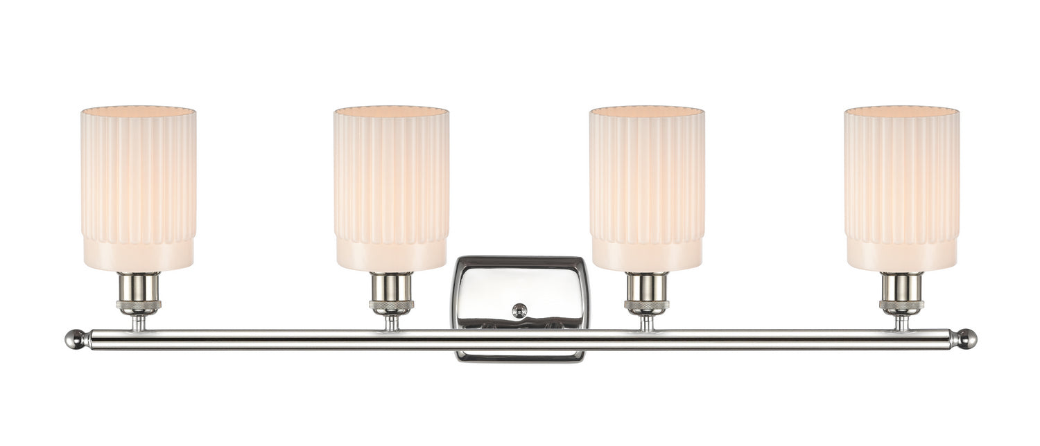 Innovations - 516-4W-PN-G341 - Four Light Bath Vanity - Ballston - Polished Nickel