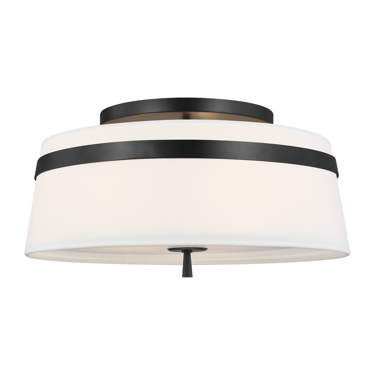 Visual Comfort Studio - AF1153AI - Three Light Semi-Flush Mount - Cordtlandt - Aged Iron