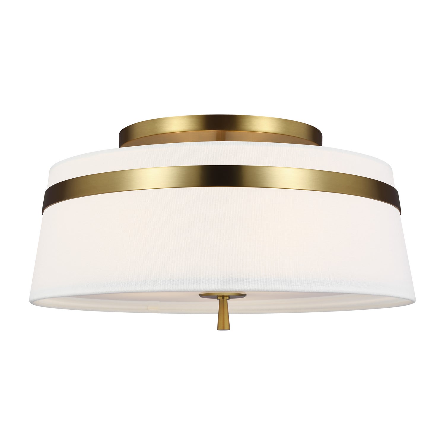 Visual Comfort Studio - AF1153BBS - Three Light Semi-Flush Mount - Cordtlandt - Burnished Brass