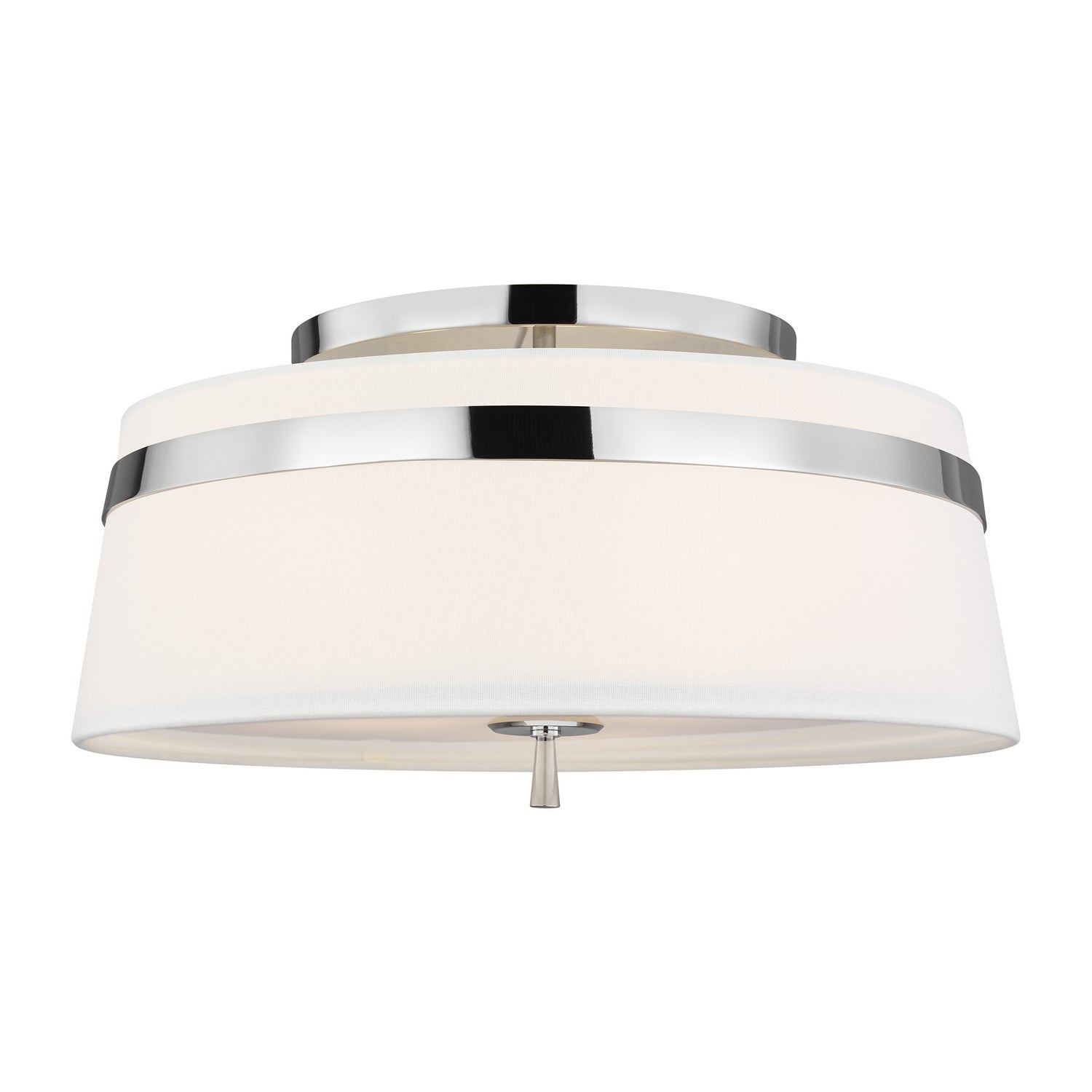 Visual Comfort Studio - AF1153PN - Three Light Semi-Flush Mount - Cordtlandt - Polished Nickel