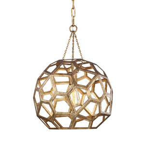 Visual Comfort Studio - AP1061ADB - One Light Pendant - Feccetta - Antique Gild