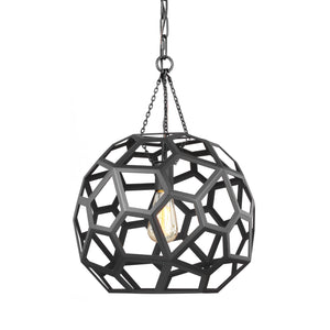 Visual Comfort Studio - AP1061MBK - One Light Pendant - Feccetta - Midnight Black