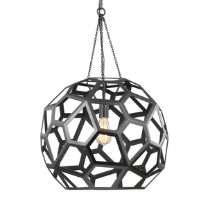 Visual Comfort Studio - AP1071MBK - One Light Pendant - Feccetta - Midnight Black