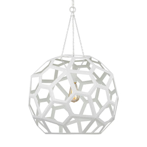 Visual Comfort Studio - AP1071PMW - One Light Pendant - Feccetta - Paper Mache White